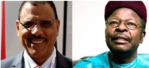 Niger Mohammed Bazoum à gauche et Mahamane Ousmane à droite