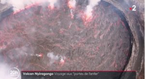 Le volcan Nyiragongo situé en République Démocratique du Congo
