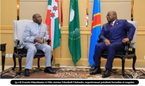 les chefs d’Etat congolais et burundais