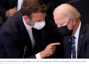 Emmanuel Macron et Joe Biden