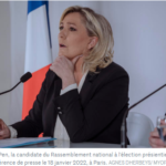 Marine Le Pen la candidate du Rassemblement national à l’élection présientielle