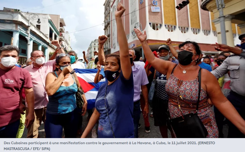 Cuba les manifestations de juillet
