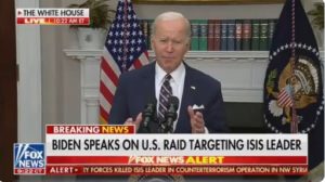 Joe Biden annonce la mort du chef du groupe État islamique