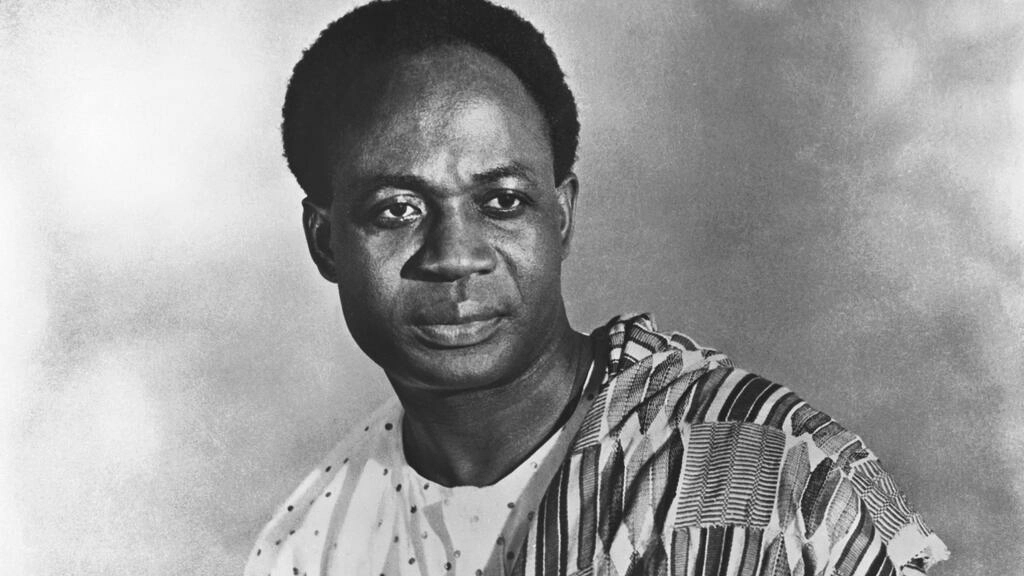 Kwame Nkrumah premier président du Ghana nouvellement indépendant en 1957