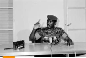 Thomas Sankara l'ancien dirigeant Burkinabais
