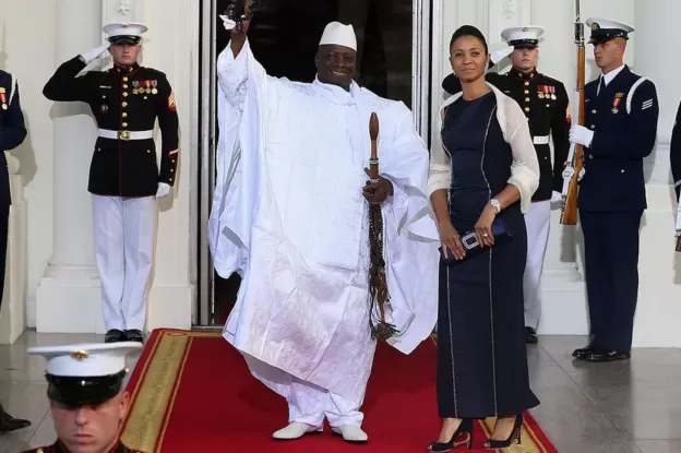 Yahya Jammeh et son épouse, Zineb