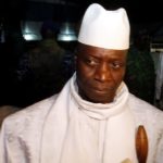 L’ancien président gambien Yahya Jammeh à Banjul en novembre 2016