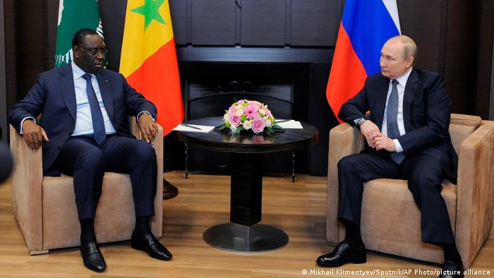 Macky Sall et Vladimir Poutine à Sotch le vendredi 3 juin 2022