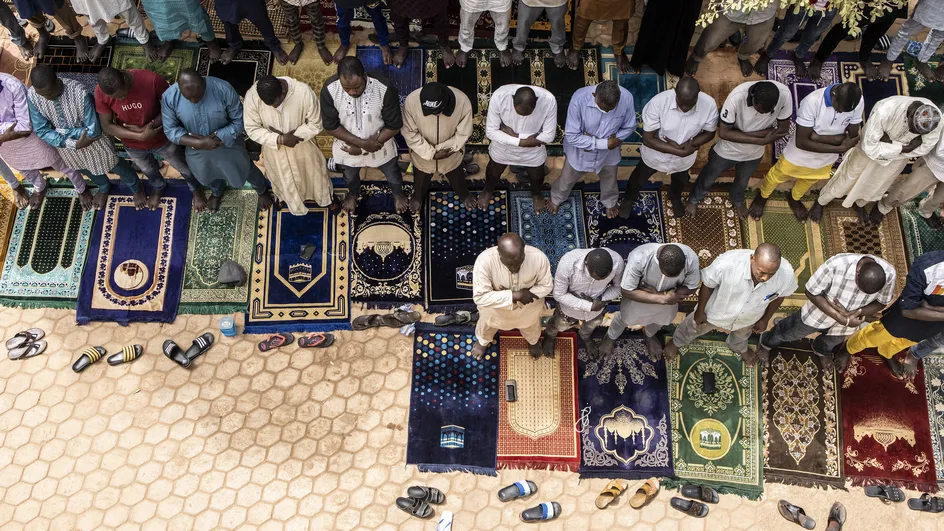 Prière du vendredi à la Grande mosquée de Ouagadougou