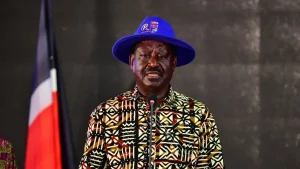 Kénya l'opposant et candidat à l'élection présidentielle Raila Odinga