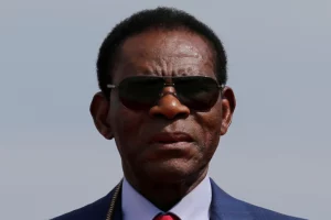 Le président équato-guinéen Teodoro Obiang Nguema Mbasogo