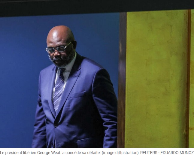Le président libérien George Weah a concédé sa défaite