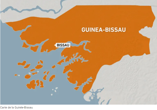 Carte de la Guinée-Bissau