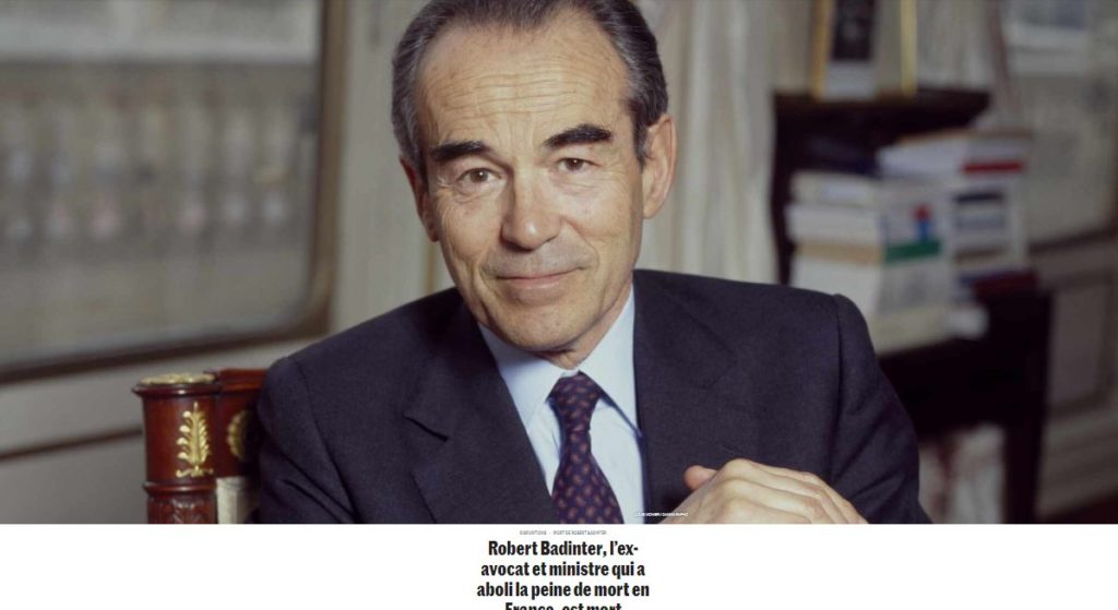 Robert Badinter est mort à 95 ans